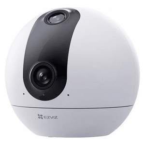  كاميرا مراقبة EZVIZ C60p - عدسة مزدوجة - دقة 2K - رؤية بانورامية 360 درجة - تتبع ذكي وحركة تلقائية - تدعم الواي فاي - كشف الحركة البشرية - ابيض 