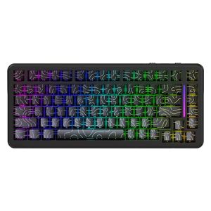 Attack Shark X82 HE Gaming Keyboard - Wireless - RGB Lighting - 83 Keys - Black