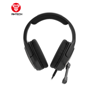 سماعة ألعاب حول الاذن سلكية فانتك MH84 - محركات 50mm - إضاءة ار جي بي - ميكروفون عازل للضوضاء وقابل للطي - أسود