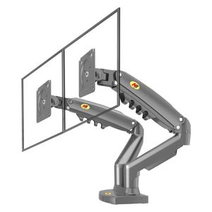 حامل شاشتين اري غيمينغ F160 - قياس 17-27-انج  - يدعم حتى 9kg لكل ذراع - حركة كاملة ودوران 360 درجة