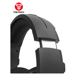 Fantech MH84 Wired Over-Ear Gaming Headset - 50mm Drivers - RGB Lighting - Noise-Canceling and Foldable Microphone - Black