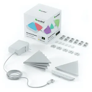 Ari Gaming Nanoleaf Shapes Mini Triangles Wall Lights - Smart Customizable - Interactive RGB Lighting