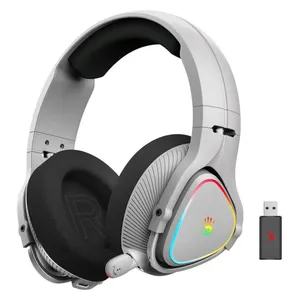 Bloody MR710 Wireless Over-Ear Gaming Headset - 7.1 Surround Sound - 3-Way Connectivity - 50mm Drivers - Up to 65 Hours of Battery Life - RGB Lighting
