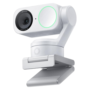  Insta360 Link 2 Webcam - 4K Resolution with AI - Auto Tracking - Autofocus (PDAF) - Noise Cancelling Microphones (AI) - White 