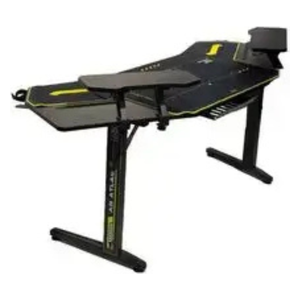  Ari Gaming ari-table-as07 Atlas Station Gaming Table - 187 cm - with Shelves - LED - Black 