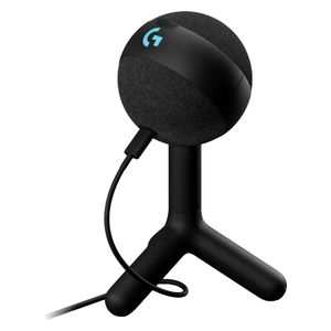  Logitech Gaming Microphone - LIGHTSYNC RGB Technology - Black 