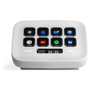 كيبورد Elgato - بـ 8 أزرار قابلة للتخصيص - تحكم ديناميكي - شريط معلومات ذكي