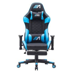  Ari Gaming ARI-CHAIR-ZO04 Gaming Chair - Luxurious and Comfortable Design - Massage and Extendable Footrest - Reclines up to 180° 