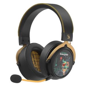  Bloody MR595 Renegade - Wireless Gaming Headset - 135 Hours Battery Life - Bluetooth 5.3 - Black 