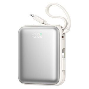  شاحن محمول جوي روم - JR PBF27 - بطارية بحجم 10000 مللي امبير - بقوة 22.5 واط - ابيض 