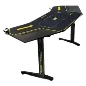  Ari Gaming ari-table-HS08 Hyperstation Gaming Table with Shelves - 187cm - LED - Black 