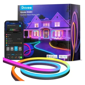  Outdoor Neon Rope Light - RGBIC Technology - WiFi Control - Bluetooth - IP65 Resistance 