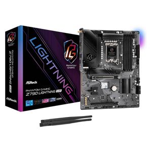  لوحة أم آس روك فانتوم جيمينغ Z790 لايتنينغ واي فاي - DDR5 - PCIe 5.0 - دعم معالجات إنتل الحديثة - واي فاي 6E - صوت عالي الجودة 