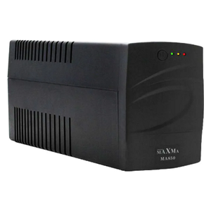 Maxima 850VA UPS - Linear Reactive Protection - AVR Voltage Stabilization - 12V/9Ah Battery - Auto Restart - Black