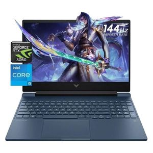 لابتوب اتش بي 15-انج - Victus 15 - Core i5-12450H - RTX 3050 4GB - دوز - 8كيكابايت/512كيكابايتSSD
