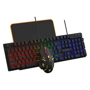  Deadskull DS-KB334 - Wired Gaming Keyboard and Mouse Combo - Black 