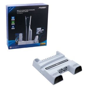 Dobe TP5-3532 - Multifunctional Cooling & Charging Stand - For PS5/Slim/Pro - White