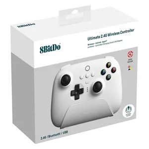  8BitDo Ultimate 8bitdo - Wired & Wireless Controller - For Nintendo Switch and Windows - White 
