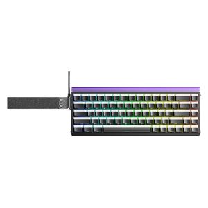 AULA Hero 68 HE  - Wired gaming keyboard - RGB backlit lighting effects - Durable side-printed PBT keycaps - Black