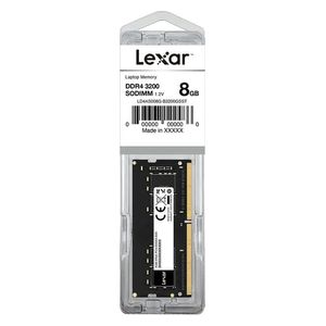  ذاكرة رام للابتوب ليكسار - 8 جيجابايت DDR4 - بتردد 3200 ميجاهرتز - اسود 
