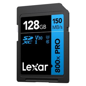  ميموري ليكسار - 800XPRO - بحجم 128 كيكابايت - بسرعة 150كيكابايت /ثانية - اسود 