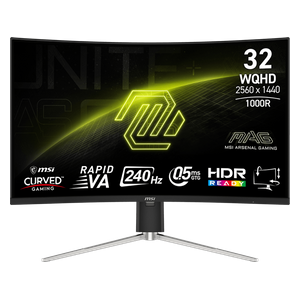  شاشة حاسبة ام اس اي 32-انج فئة 325CQRXF E2 - سرعة الاستجابة 0.5 ملي ثانية - 240هيرتز - WQHD 