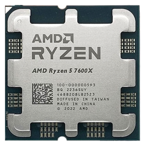  AMD Ryzen 5 7600X Processor - 6 Cores 12 Threads - Unlocked for Overclocking - High Performance for Desktop PCs 