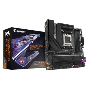  جيجابايت B650M AORUS Elite AX 1.0 AMD AM5 ATX Intense Black 