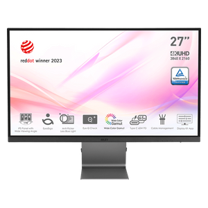  شاشة حاسبة ام اس ئاي 27-انج فئة MD271UL - سرعة الاستجابة 4 ملي ثانية - شاشة مسطحة - 60هيرتز - 4K UHD 