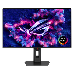 شاشة ألعاب اسوس روج ستريكس OLED XG27ACDMS - قياس 27 انج (26.5 انج قابلة للعرض) - 280 هرتز - زمن استجابة 0.03 مللي ثانية - أسود