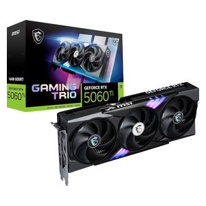  بطاقة رسومات إم إس آي RTX 5060Ti تي اي جيمنغ تريو - أداء فائق - 16 جيجابايت 