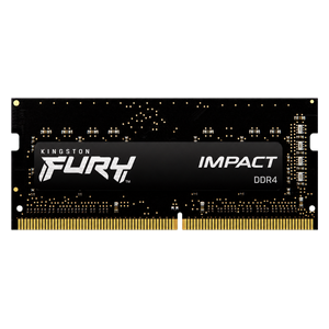  Kingston FURY Impact - 16GB - 2400MHz - DDR4 SODIMM Memory - Black 