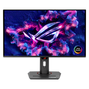  شاشة ألعاب اسوس روج ستريكس OLED XG27ACDNG - قياس 27 انج (26.5 انج قابلة للعرض) - 360 هرتز - زمن استجابة 0.03 مللي ثانية - أسود 