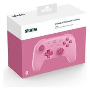  وحدة تحكم سلكية ولاسلكية ايت بِت دو التمايت 2سي - 8bitdo - لأجهزة نينتندو سويتش والكمبيوتر - وردي 