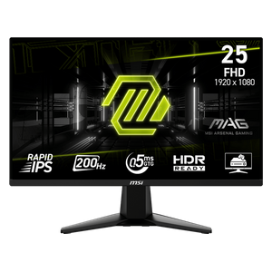  شاشة حاسبة ام اس اي 25-انج فئة MSI MAG 255F E20 - شاشة مسطحة - سرعة الاستجابة 0.5 ملي ثانية - 200هيرتز - FHD 