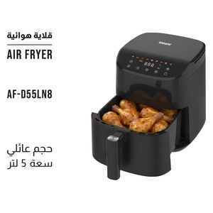  قلاية هوائية شونك - 5 لتر - 1650 واط - AF-D55LN8 - اسود 