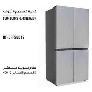  Shownic RF-DFF5601S - Four Doors Refrigerator - 14 ft - Glass 
