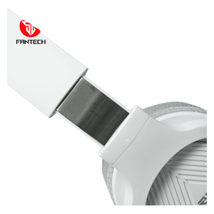  Fantech MH88 Headphone Over Ear - Wired with Noise-Canceling Microphone - White 