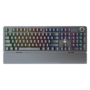  كيبورد سلكي فانتيك - MK853 - اضاءة RGB - اسود 