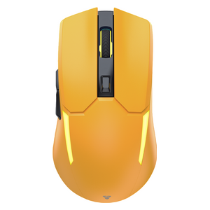 ماوس ألعاب فانتك WGC2 - وايرلس - دقة DPI 800-4000 - IPS 300 - بطارية حتى 40 ساعة - إضاءة ار جي بي -  أزرار 6 - اصفر