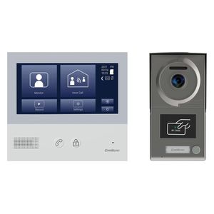 CamScan Video & Audio Intercom - Indoor 7-inch touch screen - Outdoor FHD camera - White