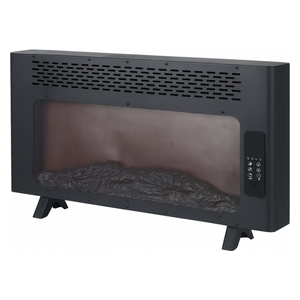  Golden House Modern Digital Electric Fireplace 1888- Electric Fireplace -  Black 