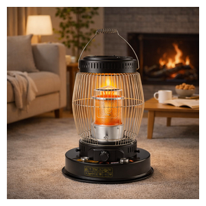 Falcon FC-4400 - Kerosene Heater with Safety Switch - Outer protective grille - Black