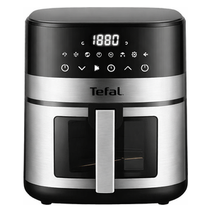  قلاية هوائية تيفال  - 1400 واط - 8 لتر -  سلفر 