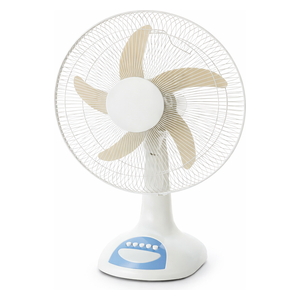  Golden House CRD-1202 - Rechargeable Table Fan - 12 inches - White 