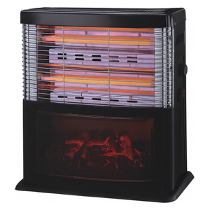  Golden House Radiant Heater - 1800W - Very Black 