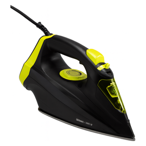  Ceramic Steam Iron - 3000W - Black 