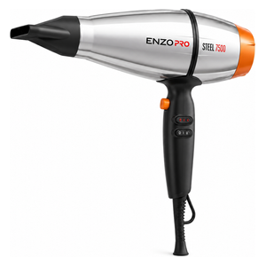  Enzo EN-6001 - Pro Steel 7500 Professional Hair Dryer - 7500W - Silver 