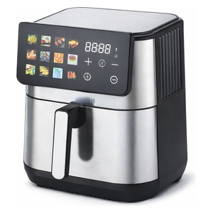  قلاية هوائية رقمية البيت الذهبي - 12 لتر - 2100 واط - سلفر 