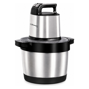  Power Max RPX-119 - Stainless Steel Food Chopper - 6L - 1200W - Black and Silver 
